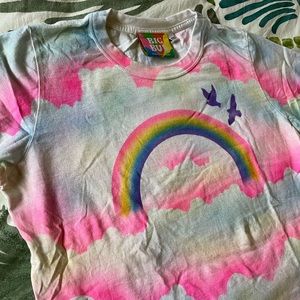 Big Bud Press Airbrush Rainbow tee 🌈